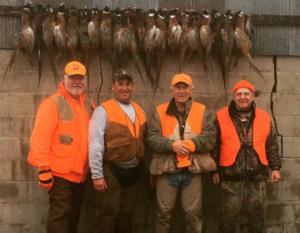 The boys from Ohio had a good time Steve and Randy said the best part was watching the dogs work the birds.
